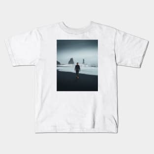 Reynisdrangar Beach Kids T-Shirt